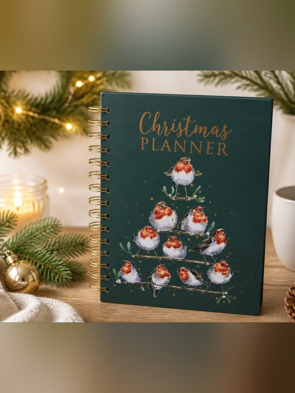 Wrendale Christmas Planner Hard Cover w/ Inserts